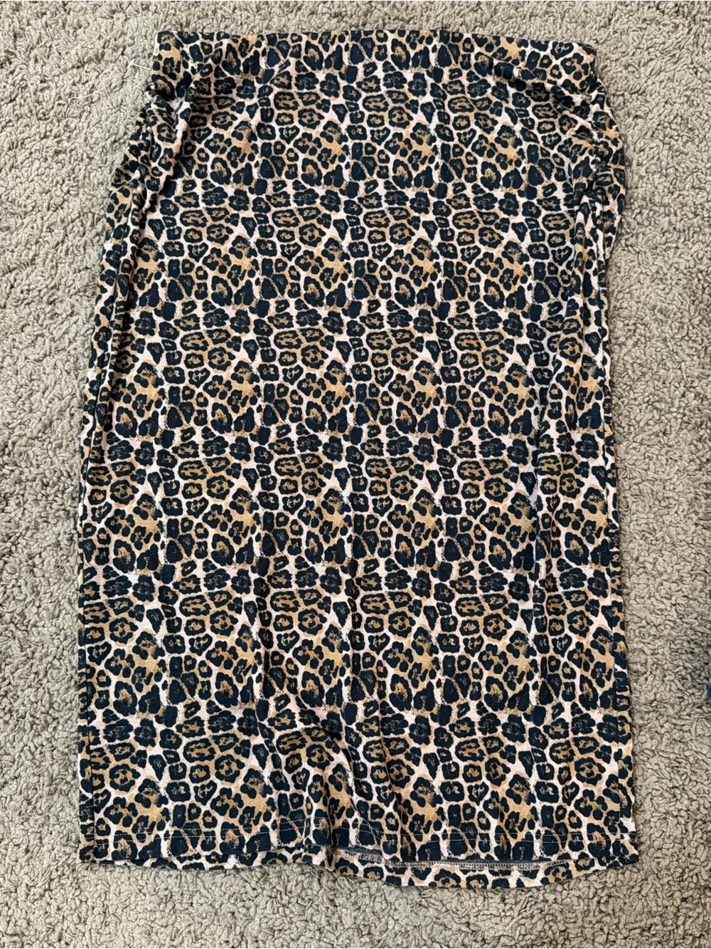 wild fable Leopard Print Pencil Skirt - Black and Tan